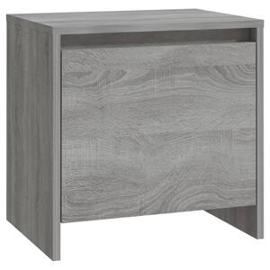 Bedside Cabinet Grey Sonoma 45x34x44.5 cm Engineered Wood