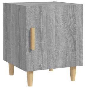 Bedside Cabinet Grey Sonoma Engineered Wood