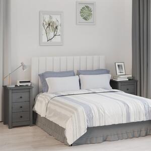 Bedside Cabinets 2 pcs Grey 40x35x61.5 cm Solid Wood Pine