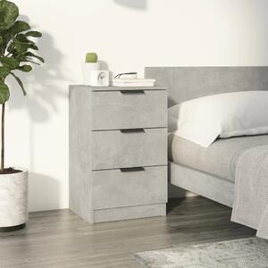 Bedside Cabinet Concrete Grey 40x36x65 cm