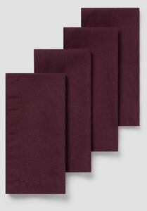 Berry Linen Blend Napkins Set of 4 | Default | Piglet in Bed
