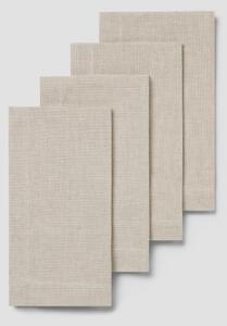 Oatmeal Linen Blend Napkins Set of 4 | Default | Piglet in Bed