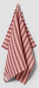 Rhubarb & Rose Pembroke Stripe Linen Blend Tea Towel | Default | Piglet in Bed