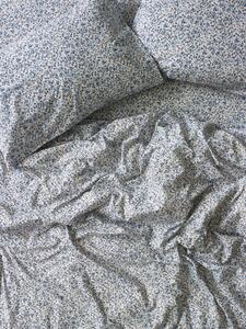 Blue Mini Meadow Cotton Duvet Cover | King | Piglet in Bed