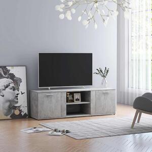 TV Cabinet Concrete Grey 120x34x37 cm Engineered Wood