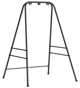 Outsunny Hammock Chair Stand Only, 150KG Load Capacity, for Indoor Outdoor, Black