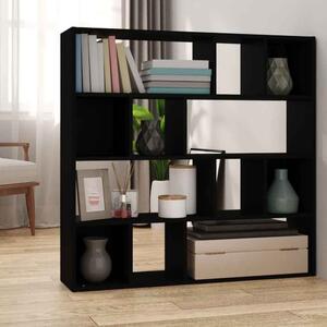 Ramona 105cm Wooden Book Shelf And Room Divider - Black