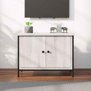 Ramona Wooden TV Stand With 2 Doors - Grey Sonoma
