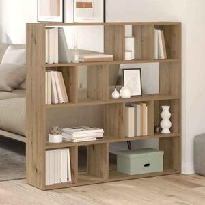 Ramona 105cm Wooden Book Shelf And Room Divider - Artisan Oak