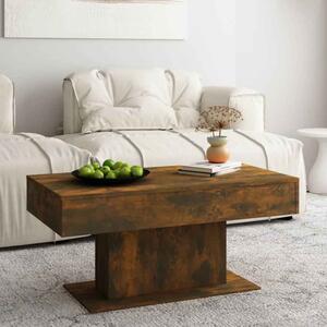 Ramona Wooden Coffee Table - Smoked Oak