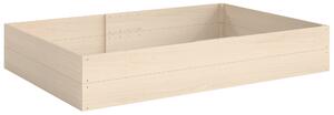 Outsunny Wooden Raised Bed for Garden, 620L Extra Large Raised Garden Bed with Open Bottom, Outdoor Elevated Planter Box