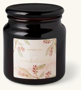 Scented candle Sandalwood - Rapeseed wax/scent/glass/. 70 hours. - Brown - Søstrene Grene