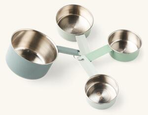 Measuring cup set - Stainless steel. 4 pcs. - Thyme Green - Søstrene Grene