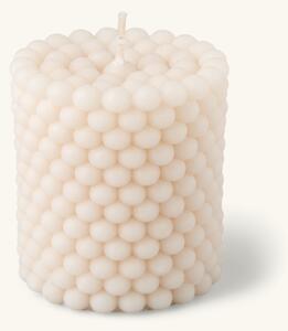 Pillar candle - Paraffin wax/stearin. Ø6 x 7 cm. 25 hours. - Off White - Søstrene Grene