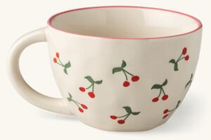 Mug - Stoneware. 320 ml. - Coral - Søstrene Grene