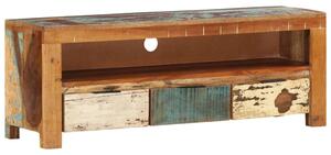 TV Cabinet 110x30x40 cm Solid Reclaimed Wood