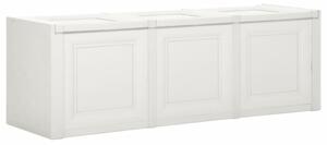 Cushion Box White 125x40x42 cm