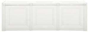 Cushion Box White 125x40x42 cm