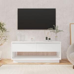TV Cabinet White 102x41x44 cm Chipboard