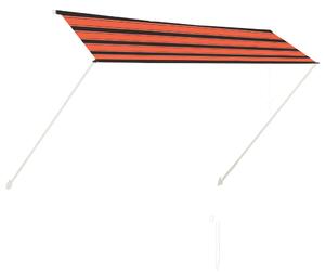 Retractable Awning 300x150 cm Orange and Brown