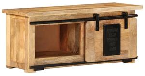 TV Cabinet 90x35x40 cm Solid Mango Wood
