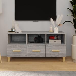 TV Cabinet Grey Sonoma 102x36x50 cm Engineered Wood
