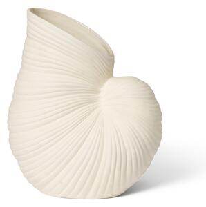 Ferm LIVING Shell vase Off white