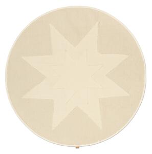 Ferm LIVING Vela Star Christmas tree rug Natural