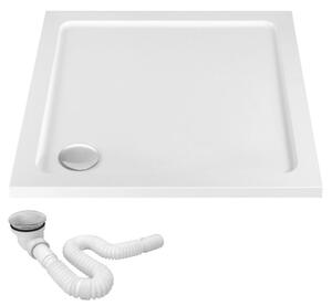 Shower tray Rea Savoy White 80x80