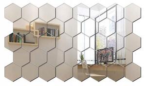 Set of 8 Hexagon mirrors