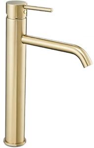Bathroom faucet Rea Lungo L.Gold High