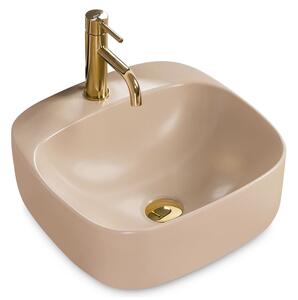 Countertop Basin Rea Luiza 42 Beige MAT