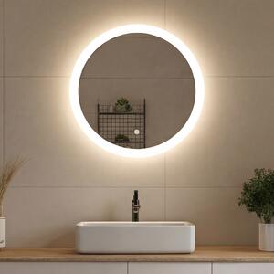 Round bathroom mirror with LED light 60\80 cm with Dual color, Touch Switch