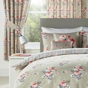 Penelope Ready Made Curtains Coral 66 x 72