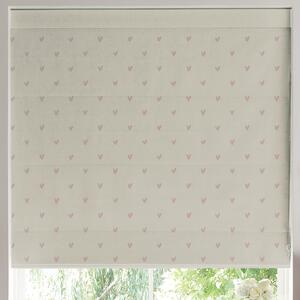 Sophie Allport Hearts Made to Measure Roman Blind Blush