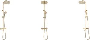 Thermostatic shower set Lungo Gold