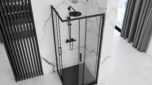 Shower enclosure Rea Punto Black 90x90