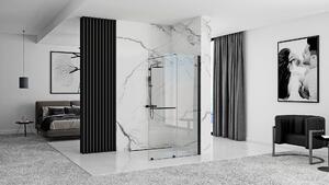 Shower screen Rea Cortis Black 120