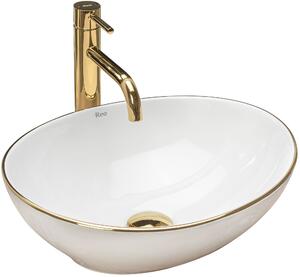 Countertop washbasin Rea Sofia Gold Edge