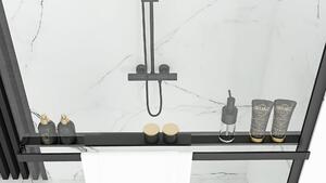 Shower screen Rea Bler-1 100 + shelf and hanger EVO