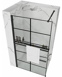 Shower screen Rea Bler-1 80 + shelf and hanger EVO