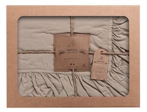 Bedding Cotton 160x200cm oxford tan