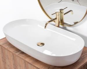 Countertop washbasin REA CLEO 81 WHITE