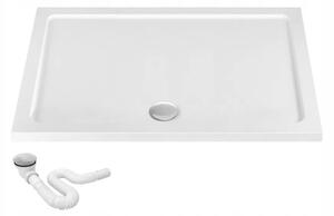Shower tray Rea Savoy White 80x100