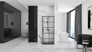 Shower enclosure Rea Concept Black 90x90