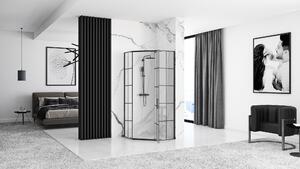 Shower enclosure HEX Black 90x90