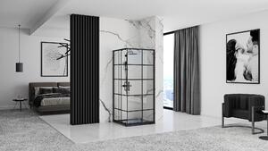 Shower enclosure Rea Concept Black 80x80