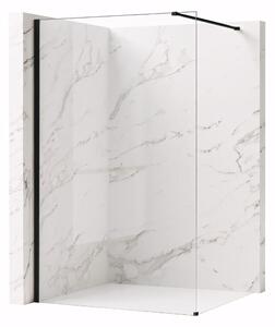 Shower screen Rea Flexi Transparent / Black 90