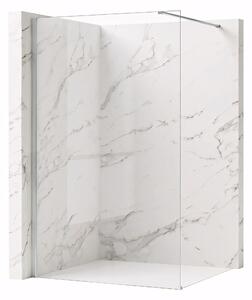 Shower screen Rea Flexi Transparent / Chrome 130