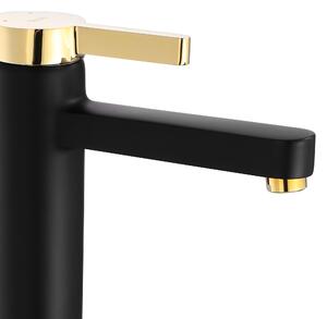 Bathroom faucet REA Polo Black Gold Low